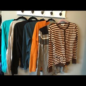 Lot of 7: size L women’s cardigans